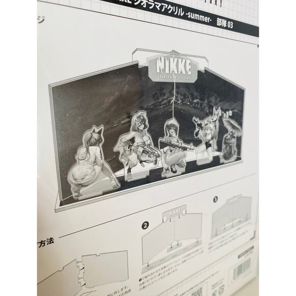 Goddess of Victory: Nikke Diorama Acrylic Stand Summer Force 03 - Picture 7 of 9